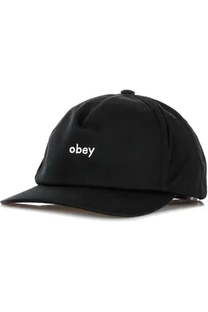 Obey Akcesoria, Mężczyzna, Czarny, ONE SIZE, Czapka z Daszkiem Snapback