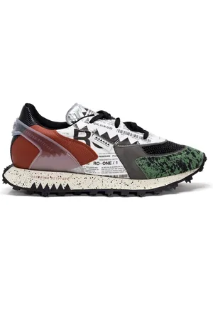 RUN OF Buty, Mężczyzna, Wielobarwność, 40 EU, Skóra, Sheraton M Sneakers