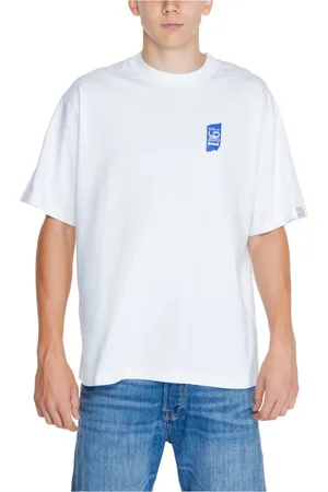 Replay Koszulki, Mężczyzna, Biały, L, Bawełna, T-Shirt Polo Kolekcja Jesień/Zima