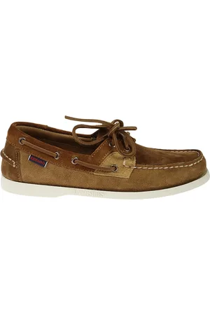 SEBAGO Buty, Mężczyzna, brązowy, 40 EU, Zamsz, Brązowe mokasyny z zamszu ze skórzaną wkładką
