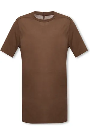Rick Owens Koszulki, Mężczyzna, brązowy, L, Koszulka Level T