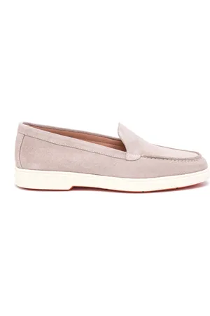 santoni Buty, Kobieta, Beżowy, 36 EU, Skóra, Skórzane mokasyny