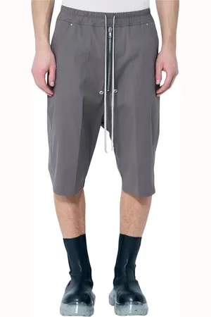 Rick Owens Szorty, Mężczyzna, Beżowy, M, Bela Long Shorts