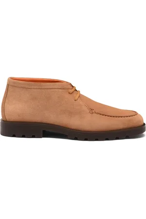 santoni Buty, Mężczyzna, brązowy, 41 EU, Zamsz, Stylowe botki do kostki