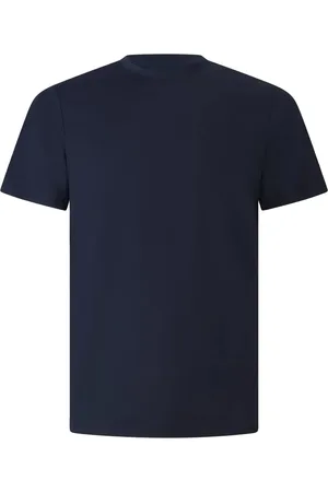 Peuterey Koszulki, Mężczyzna, Niebieski, M, Casual Bawełniany T-shirt w Białym