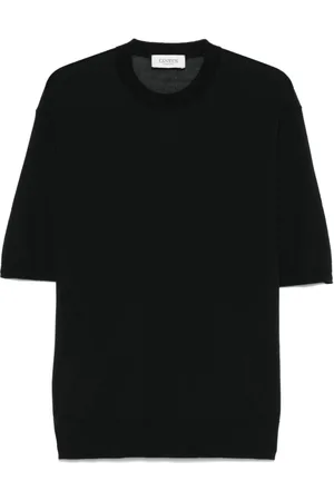 LANEUS Koszulki, Mężczyzna, Czarny, XL, Czarne T-shirty i Pola