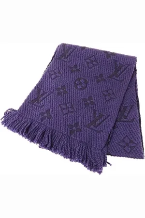 LOUIS VUITTON Pre-owned, Kobieta, Fioletowy, ONE SIZE, Wełna, Pre-owned Wool scarves