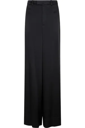 Saint Laurent Spodnie, Kobieta, Czarny, M, Luźne Spodnie Noir