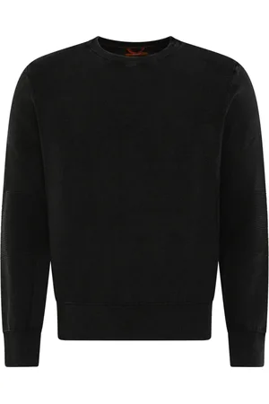 Parajumpers Swetry, Mężczyzna, Czarny, L, Crew Neck Overall Jumpsuit