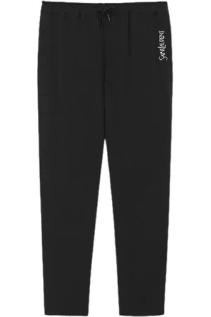 Saint Laurent Spodnie, Mężczyzna, Czarny, L, Bawełna, Wygodne spodnie dresowe do noszenia na co dzień