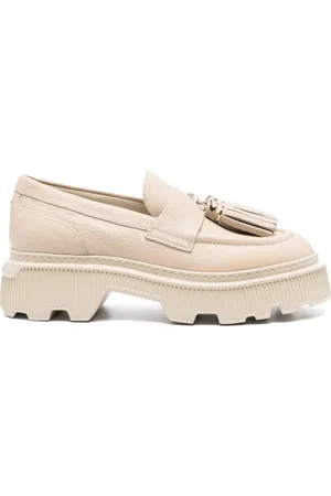 santoni Buty, Kobieta, Różowy, 37 EU, Skóra, Różowe skórzane mokasyny