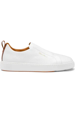 santoni Buty, Mężczyzna, Biały, 45 EU, Skóra, Skórzane Sneakersy