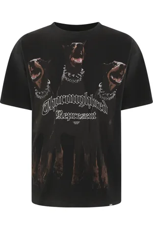 Represent Koszulki, Mężczyzna, Czarny, S, Bawełna, Koszulka Thoroughbred