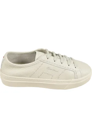 santoni Buty, Mężczyzna, Biały, 42 1/2 EU, Płaskie buty dla kobiet