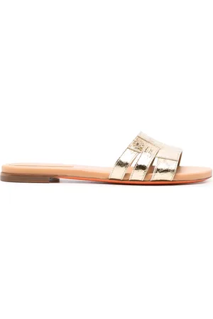 santoni Buty, Kobieta, Beżowy, 39 EU, Zamsz, Klapki z zamszu