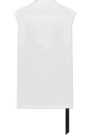 Rick Owens Koszulki, Mężczyzna, Biały, L, Bawełna, Tarp T T-Shirt