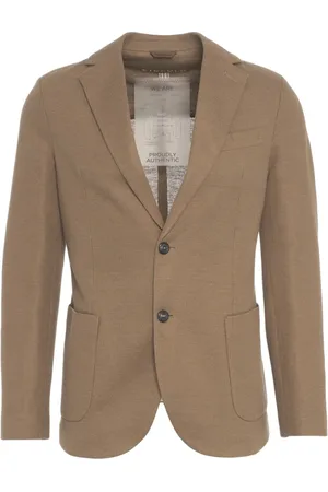Circolo Kurtki, Mężczyzna, brązowy, L, Brązowy Blezer Easy Jacket