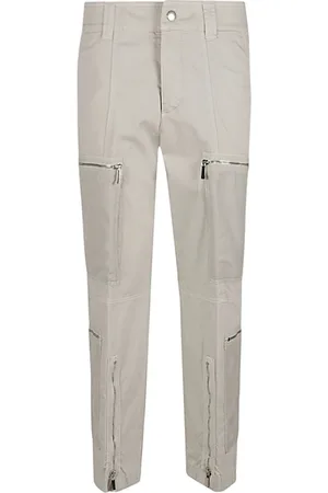 THE SEAFARER Spodnie, Kobieta, Beżowy, 2XS, Spodnie Delta Zipped