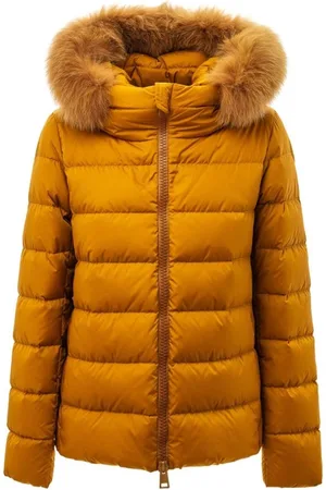 HERNO Kurtki, Kobieta, Żółty, S, Padded Jacket
