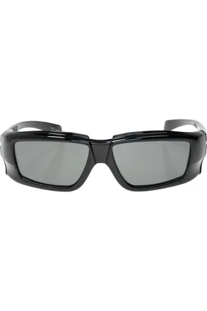 Rick Owens Akcesoria, Mężczyzna, Czarny, ONE SIZE, Okulary przeciwsłoneczne Rick