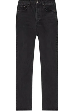 Saint Laurent Jeansy, Mężczyzna, Czarny, W32, Bawełna, Jeansyy o prostych nogawkach