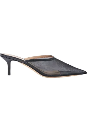 Scarosso Buty, Kobieta, Czarny, 37 1/2 EU, Skóra, Laura Heeled Mule