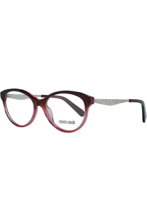 Roberto Cavalli Akcesoria, Kobieta, Czerwony, ONE SIZE, Okulary z metalowymi i plastikowymi oprawkami
