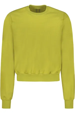 Rick Owens Bluzy, Mężczyzna, Zielony, XL, Bawełna, Bawełniana Bluza