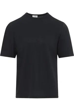 Saint Laurent Koszulki, Mężczyzna, Czarny, S, Bawełna, Casual Cotton Tee