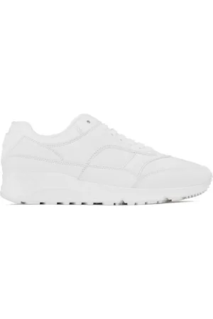 Saint Laurent Buty, Mężczyzna, Biały, 43 1/2 EU, Skóra, Sneakersy Bump Low-Top