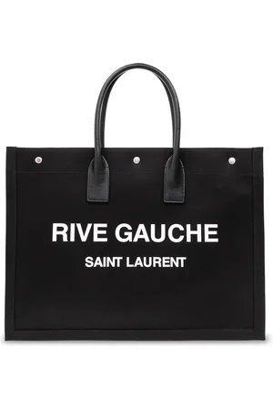 Saint Laurent Torebki, Mężczyzna, Czarny, ONE SIZE, Torba Shopper Rive Gauche
