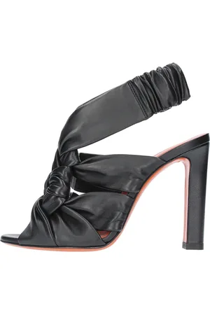 santoni Buty, Kobieta, Czarny, 36 EU, Skóra, Sandały na wysokim obcasie