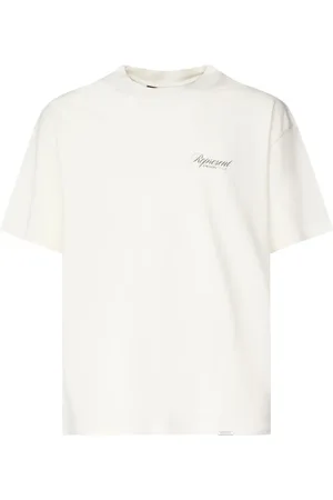 Represent Koszulki, Mężczyzna, Biały, S, Biała koszulka T-shirt z nadrukiem logo