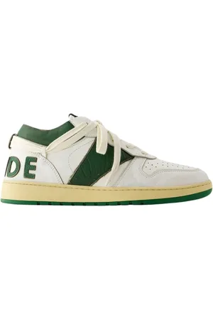 Rhude Buty, Mężczyzna, Wielobarwność, 41 EU, Skóra, Skórzane Sneakersy Low Top