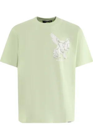 Represent Koszulki, Mężczyzna, Zielony, XL, Elegancki T-shirt