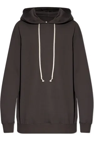 Rick Owens Bluzy, Mężczyzna, brązowy, M, Bawełna, Porterville Hoodie
