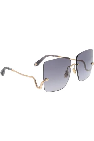 Roberto Cavalli Akcesoria, Kobieta, Żółty, ONE SIZE, Stylowe okulary przeciwsłoneczne