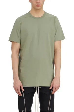 Rick Owens Koszulki, Mężczyzna, Zielony, XL, Bawełna, Casualowa koszulka Celadon