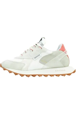 RUN OF Buty, Kobieta, Beżowy, 37 EU, Bawełna, Sneakersy Bodrum