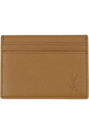 Saint Laurent Akcesoria, Mężczyzna, brązowy, ONE SIZE, Skóra, Shadow Cardholder