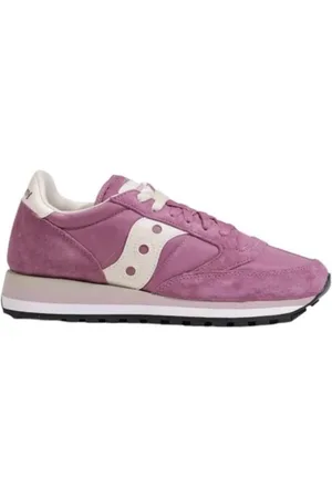 Saucony Buty, Kobieta, Różowy, 38 EU, Zamsz, Zamszowe Sneakersy Skórzane