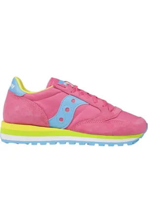 Saucony Buty, Kobieta, Różowy, 37 EU, Zamsz, Sneakersy z zamszowej skóry