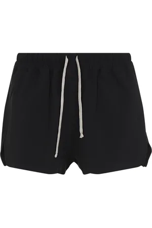 Rick Owens Stroje kąpielowe, Mężczyzna, Czarny, S, Czarne bokserki kąpielowe