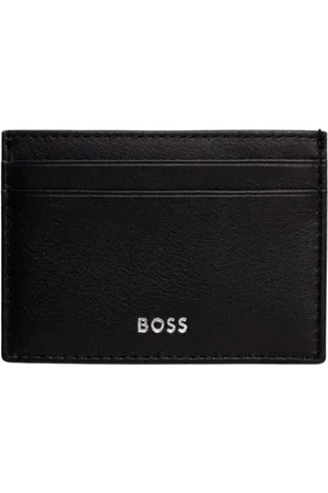 HUGO BOSS Akcesoria, Mężczyzna, Czarny, ONE SIZE, Skóra, Randy Skórzany Portfel na Karty - Czarny