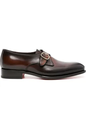 santoni Buty, Mężczyzna, brązowy, 41 1/2 EU, Zamsz, Zamszowe Czółenka z Efektem Gradacji Koloru