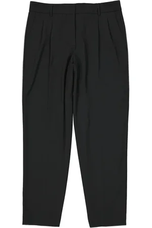 BLANCA Spodnie, Kobieta, Czarny, L, Czarne Spodnie Wide-Leg Damskie