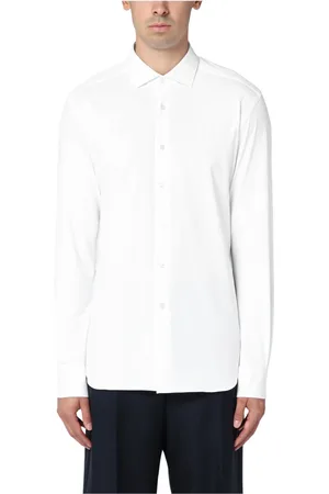 Xacus Koszule, Mężczyzna, Biały, 4XL, Aktywna koszula z długim rękawem