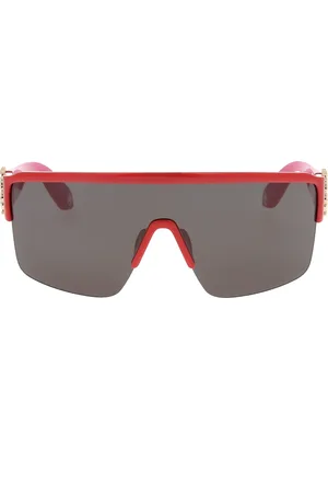 Roberto Cavalli Akcesoria, Mężczyzna, Czerwony, ONE SIZE, Okulary przeciwsłoneczne