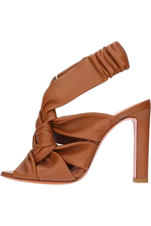 santoni Buty, Kobieta, brązowy, 37 EU, Skóra, Sandały na wysokim obcasie