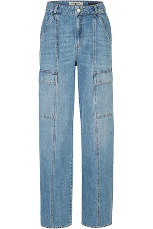 Riani Jeansy, Kobieta, Niebieski, M, Bawełna, Jeansyy bawełniane w stylu cargo
